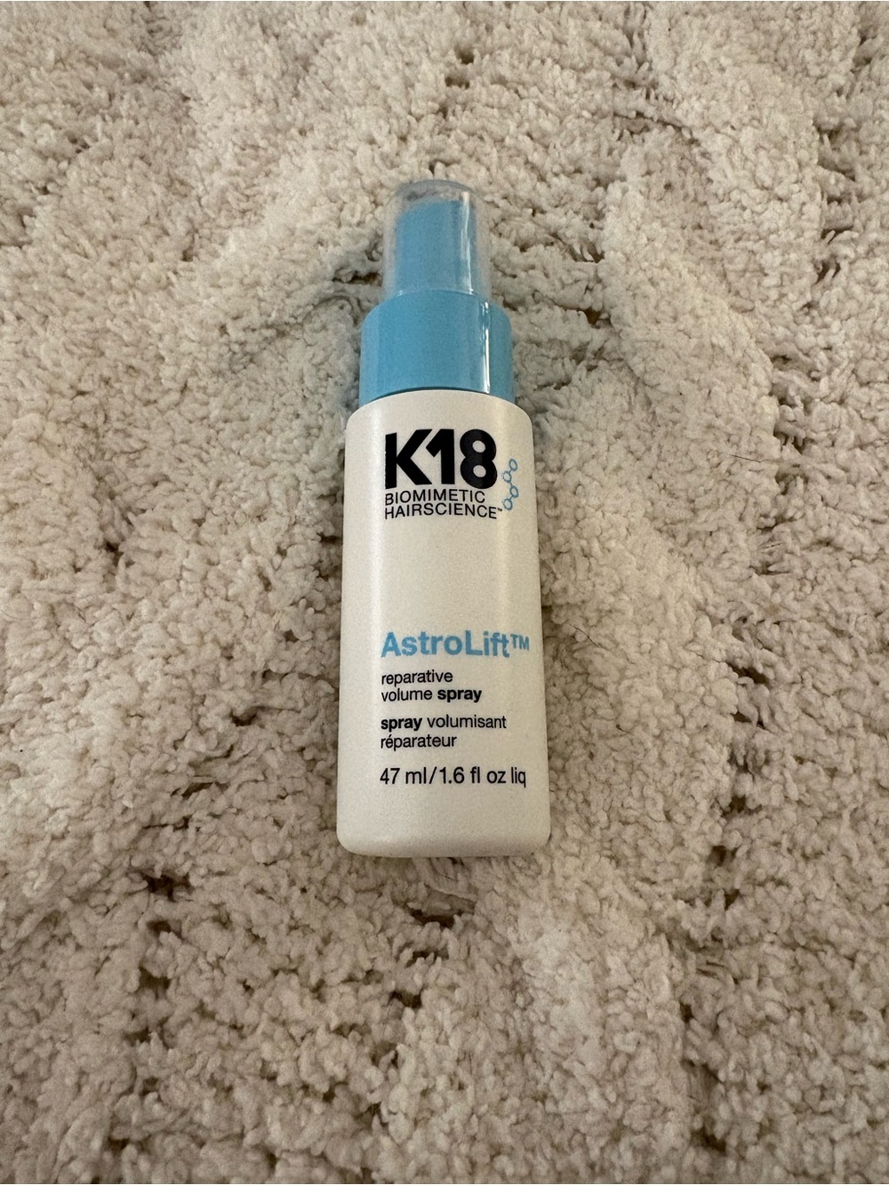 K18 AstroLift Reparative Volume Spray — Blue